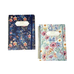 <span class=keywords><strong>Agenda</strong></span> Semanal A5 2027, Encuadernada en Espiral, Papel Recubierto, Regalo, Organizador de Oficina, Estudio, Horario, Cuaderno Personalizable <span class=keywords><strong>Horizontal</strong></span> - Product Image 1