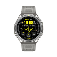 Montre connectée GPS intelligente Karen M X2 Pro avec cartes hors ligne, étanche 5ATM, rappel de messages, réponse rapide, boussole, altimètre