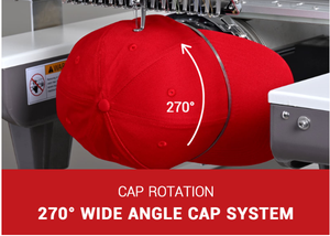 Rainbow High Speed 1200 Single-head Sewing and Computer Embroidery Machines with Cap Hoops - Product Image 3