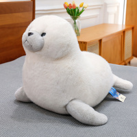 Peluche blanche en coton PP à poils courts, brodée, douce, cadeau d'anniversaire, anti-stress