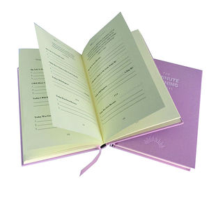 สมุดแพลนเนอร์พิมพ์ลายตามสั่งขายส่ง ปกผ้าลินิน พร้อมฟอยล์ - Product Image 1