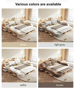 Lit multifonctionnel de luxe intelligent rembourré, mobilier de chambre à coucher, lits intelligents GRW-ZNC4709, lits rembourrés, lits S - Product Image 6