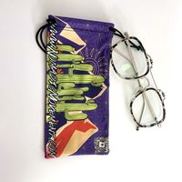 Pochette à cordon personnalisée en microfibre douce pour lunettes et téléphone avec logo imprimé 2026