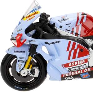 Maisto Ducati Gresini MotoGP 2024 Alex Márquez # Modelo a Escala 1:18 de Metal con Acabados Realistas, Soporte de Exhibición Incluido, Juguete Coleccionable - Product Image 5