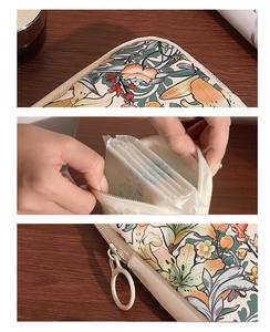 กระเป๋าใส่ของอเนกประสงค์ขนาดใหญ่ลายแวนโก๊ะ สำหรับใส่ของใช้ประจำเดือน เหรียญ หูฟัง สายดาต้า ลิปสติก ของขวัญส่งเสริมการขายสำหรับธุรกิจ - Product Image 6