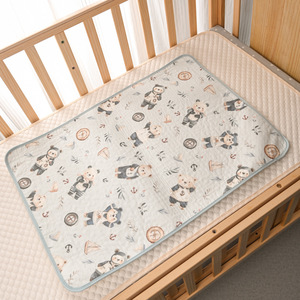 Tapis <span class=keywords><strong>à</strong></span> <span class=keywords><strong>langer</strong></span> pour bébé 70x90 cm <span class=keywords><strong>à</strong></span> absorption rapide imperméable mousseline de coton pour bébé - Product Image 2