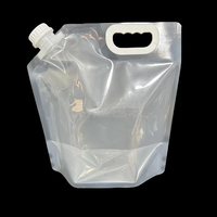 Pochettes souples personnalisées imprimées grand format avec bec verseur pour stockage d'eau, sachets plastiques stérilisables avec valve pour lait, aliments pour animaux, gelée, chewing-gum