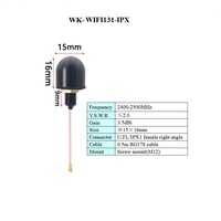 Antenne de routeur sans fil WiFi Zigbee NB-IOT en forme de champignon, étanche, petite taille, 433 MHz LTE 2,4 GHz, à monter sur châssis par vis, pour armoire