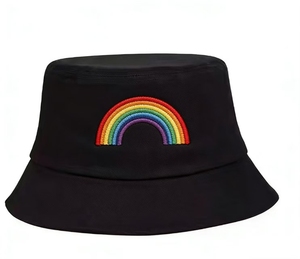 หมวกบักเก็ตปักโลโก้ตามสั่ง ปรับขนาดได้ พร้อมตัวเลือกการพิมพ์หลายแบบ สำหรับป้องกันแสงแดดกลางแจ้งและตกปลา - Product Image 2