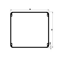 Custom Variable Thickness Aluminum Full Tower Computer Case Fanless Custom Color Side Panel Stock N03 for 12x12cm 10x10cm PCBA