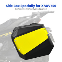 Sacoche latérale rigide 33L noire à dégagement rapide pour moto, installation sans outil, ajustement parfait pour Honda XADV750, boîte à bagages