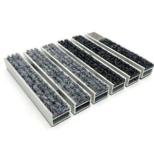 Tapis de sol d'entrée intérieur/extérieur rayé fait à la main en aluminium lavable anti-poussière tapis élégant pour la maison <span class=keywords><strong>ou</strong></span> le bureau - Product Image 1