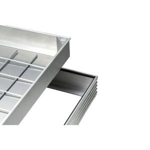 공장 도매 하이 퀄리티 재료 금속 유틸리티 커버 사각 알루미늄 합금 맨홀 커버 300*300 - Product Image 3