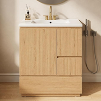 Meuble-lavabo autoportant contemporain en bois pour salle de bain – Prix fabricant