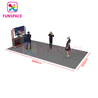 Funspaces 9D Vr Park Dispositivos de realidad virtual Arena Juego de disparos Vr Escape Room Gaming Machine