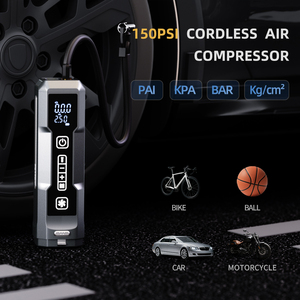 Kit de Arranque de Emergencia para Auto 6 en 1, 8000mAh, ABS, Manómetro Digital de 150PSI, Luz de Emergencia, Inflador de Neumáticos para Autos, Motocicletas y Bicicletas - Product Image 2
