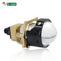 Projecteur de lumière G-View LED pour voiture Installation non destructive Auto LED Len Bi LED 65W 55W H4 Projecteur LED pour accessoires de voiture