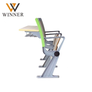 Sedia a Scala Pieghevole Confortevole con Telaio in Legno Laminato a Freddo per Aule Scolastiche dal Design Moderno - Product Image 3