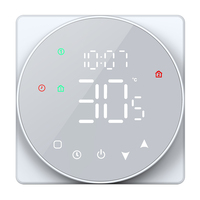 Termostato Inteligente WiFi con Certificación OEM de la UE, Pantalla LED, Controlador Digital de Temperatura para Caldera Eléctrica de Agua y Gas