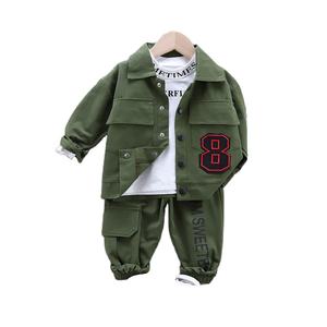 Ventes chaudes, nouveaux modèles de vêtements pour enfants, ensembles de vêtements, t-shirt en coton biologique, vêtements pour hommes, pantalons - Product Image 1