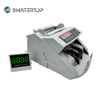 Compteur de factures USD/EUR/IQD/TRY 2108 écran LCD UV/MG multi-devises Machine de comptage détecteur de trésorerie compteur d'argent compteur de factures