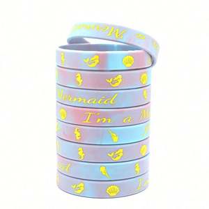 Pulseras Deportivas de Silicona Personalizadas para Hombre, Crea tus Propias Pulseras de Goma con Mensaje o Logotipo, Pulseras Personalizadas - Product Image 1