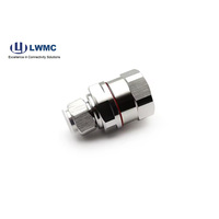 Conector de cable 7/8 4,3/10 conector tipo abrazadera de enchufe macho para cable coaxial 7/8