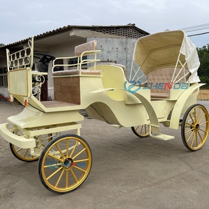 Nouvelle Carrosse Royale Dorée de Luxe pour Mariage, Électrique et Tirée par des Chevaux, à Vendre - Product Image 3