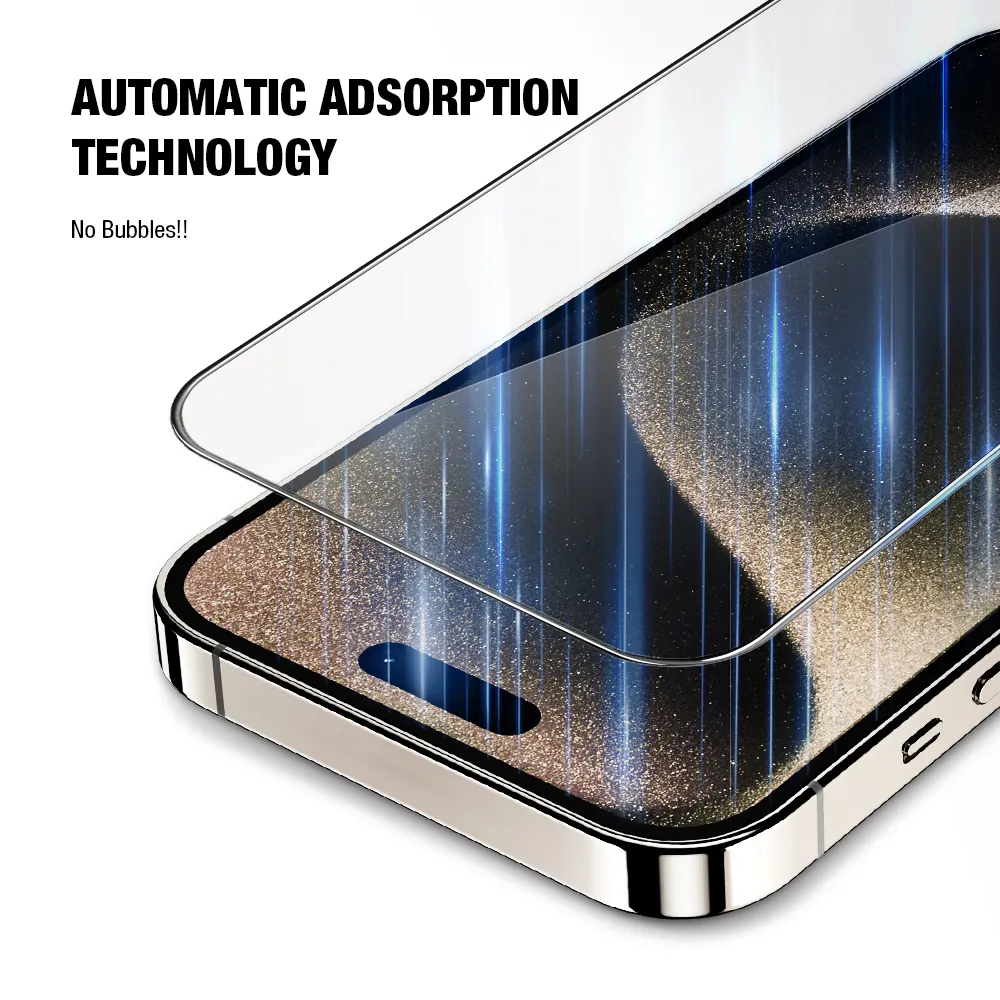 2.5D 21d 9H Ultra Thin HD rõ ràng chống xước điện thoại di động Tempered Glass bảo vệ màn hình cho iPhone 14 15 Pro Max cộng với