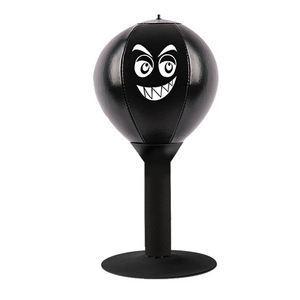 Bola de Ventilación con Ventosa Segura para Niños, Saco de Boxeo de Escritorio, Herramienta Antiestrés, Bolas de Velocidad, Cuero PU, Espuma, ABS, Acero Inoxidable - Product Image 1