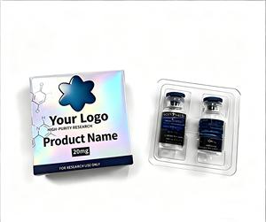 Custom Your logo <strong>Packaging</strong> 3ml 10ml Vial <strong>Labels</strong> and Box Printing Holographic Private <strong>Label</strong> 3ml 2 Pack Vial <strong>Packaging</strong> Box - Product Image 2