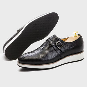 Chaussures Oxford pour homme en cuir véritable, style italien haut de gamme, imperméables, à bout fermé, intemporelles, faites à la main, toutes saisons, pour mariage - Product Image 5