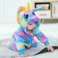 Tonwtar jumpsuit hewan anak laki-laki perempuan desain baru OEM flanel musim dingin Onesie Romper Natal anak-anak