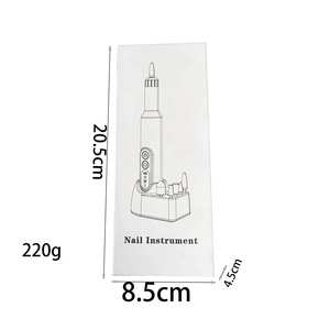 بيع مباشر من الشركة المصنعة قاعدة شحن محمولة مجموعة مثقاب الأظافر شاشة ليد M3 أداة مسمار كهربائية آلة مثقاب الأظافر - Product Image 6