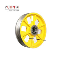 Roue de guidage de la salle des machines pour ascenseur KONE, rouleau anti-corde pour le dessous et le dessus de l'ascenseur, contrepoids, KM480064G01 410*68
