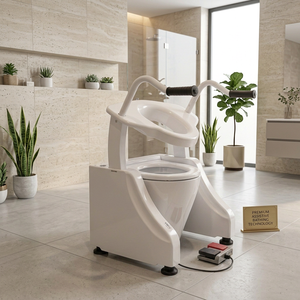 Sollevatore Elettrico Sicuro per WC <span class=keywords><strong>con</strong></span> Ammortizzazione e Protezione da Sovraccarico per Persone <span class=keywords><strong>con</strong></span> Mobilità Ridotta - Product Image 1