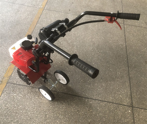 Mini Tiller <b>Cultivator</b> 52cc 2 Stroke Gas Powered Adjustable Forward Rotating Tines Garden Lawn Digging - Product Image 6