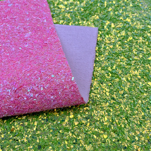 Chunky Glitter Vinyl Faux Cuir pour Sacs à des fins diverses Costumes décoratifs d'extérieur - Product Image 5