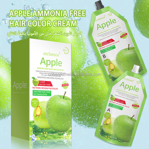 DYE EMPEROR Sans ammoniaque Extrait de fruit de pomme Crème de teinture capillaire 96H à couleur longue durée pour cheveux et noir sans stimulation 500ml - Product Image 1