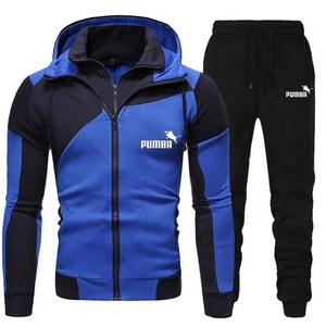 Nuova Tuta Discovery da Uomo con Felpa con Cappuccio e Zip + Pantaloni Sportivi, Completo Caldo 2 Pezzi, <span class=keywords><strong>Felpe</strong></span> da Uomo, Giacca con Cappuccio da Esterno - Product Image 2