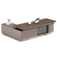 Bureaux de direction de luxe modernes pour ordinateur, postes de travail de PDG, tables de bureau, mobilier de bureau, personnalisation usine (avec photos)