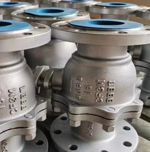 Carans Acero inoxidable Doble efecto Dn75 Conexión con brida 2 piezas Válvula de bola Manual Agua OEM PN40 Precio - Product Image 3