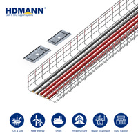 Hdmann CE IEC Certifié HDG Goulotte de câbles en treillis métallique pour centre de données, salle de serveurs, système de gestion des câbles aériens intérieurs