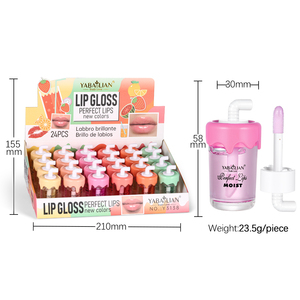 Hương thơm trái cây mới dưỡng ẩm môi dầu chăm sóc bóng sâu nuôi dưỡng và sửa chữa ngăn ngừa môi nứt nẻ và làm sáng Logo môi - Product Image 6