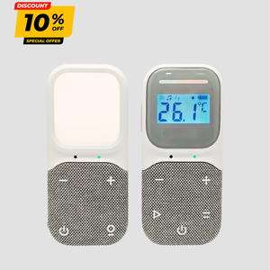 Long Range Wireless Digital Audio Baby Monitor with Starry Projector <b>Night</b> <b>Light</b> and Temperature Humidity <b>Sensor</b> for Newborn - Product Image 1