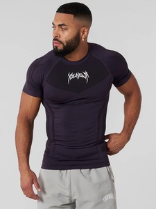 Men's <strong>Compression</strong> <strong>Short</strong> - Sleeve T - Shirt With Unique Chest Logo, Crafted for Gym Workouts, Bodybuilding, Intensity Training - Product Image 5