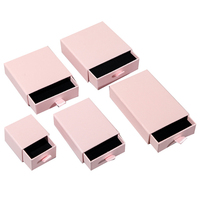 Wholesale Suppliers Luxury Style Portable Cardboard Gift Storage Sliding Drawer Paper Box for Jewelry Packaging