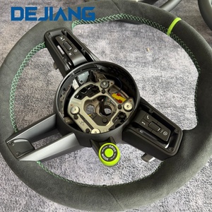Volante Deportivo para <span class=keywords><strong>Porsche</strong></span> <span class=keywords><strong>CARRERA</strong></span> GT 991 911 992 <span class=keywords><strong>Porsche</strong></span> Cayenne Coupe, OFERTA, Ajuste Directo, Alta Calidad, Cuero Sintético - Product Image 3