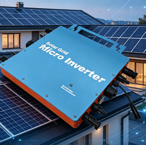 <span class=keywords><strong>Micro</strong></span>-<span class=keywords><strong>onduleur</strong></span> photovoltaïque 2200W anti-reflux à sortie unique, raccordement au réseau sans injection, étanche IP66, MPPT, efficacité 96% - Product Image 1