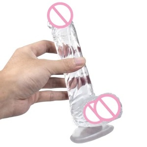 Dildo réaliste en gelée transparente avec ventouse pour <span class=keywords><strong>femmes</strong></span>, masturbateur, stimulateur du point G, clitoris, vagin, stimulateur <span class=keywords><strong>anal</strong></span>, jouets sexuels pour adultes - Product Image 4